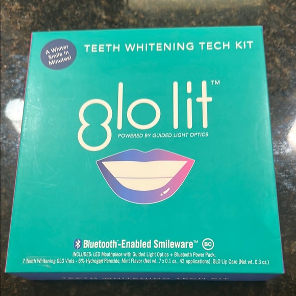 Glo Lit Teeth Whitening Tech Kit New Never Used - Picture 1 of 4